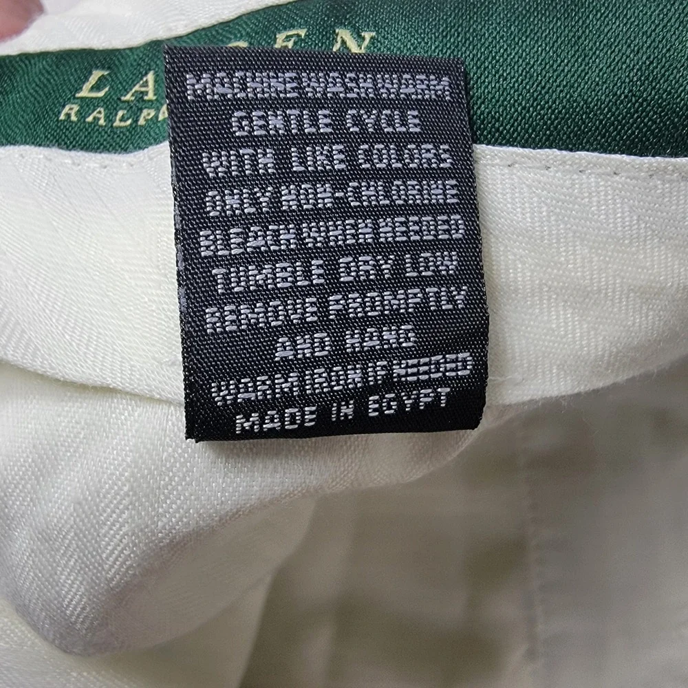 L Ralph Lauren Chino Cotton Pant Men Khaki Wrinkle Resistant Preppy 32x32 NWT